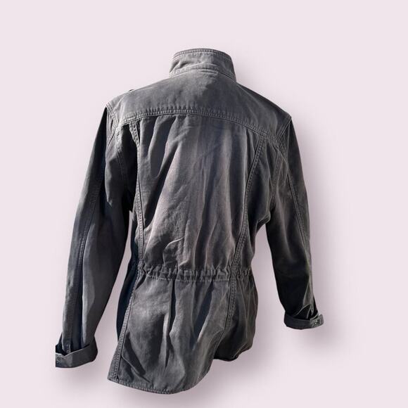 Lucky Brand – live in love women’s size L gray jacket with drawstring waist - Picture 9 of 11